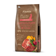 Корм для цуценят Fitmin Purity Puppy GF & Starter Beef 12кг