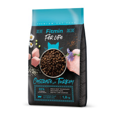 Fitmin cat For Life Castrate Turkey 1,8кг