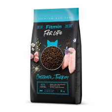 Fitmin cat For Life Castrate Turkey 8кг