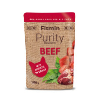 Fitmin cat Purity pouch Яловичина з серцем 100г