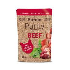 Fitmin cat Purity pouch Яловичина з серцем 100г