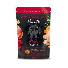 М'ясна суміш Fitmin for Life dog Menu для собак 350г