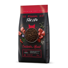 Корм для котів Fitmin cat For Life Castrate Beef 8кг
