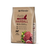 Корм для котів Fitmin cat Purity Hairball 1,5кг