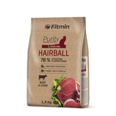 Корм для котів Fitmin cat Purity Hairball 1,5кг