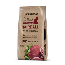 Корм для котів Fitmin cat Purity Hairball 10кг