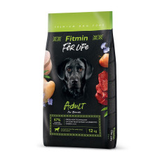 Корм для собак Fitmin dog For Life Adult all breeds 12кг