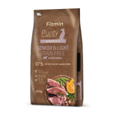 Корм для собак Fitmin dog Purity GF Senior&Light Lamb 12кг