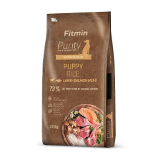 Корм для цуценят Fitmin dog Purity Rice Puppy Lamb&Salmon 12кг