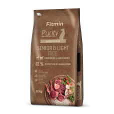 Корм для собак Fitmin dog Purity Rice Senior&Light Venison&Lamb 12кг