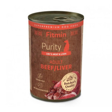 Fitmin Purity консерва для собак яловичина з печінкою 400г