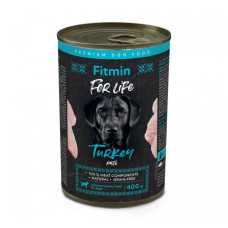 Fitmin For Life dog консерва для собак з індичкою 400г
