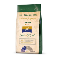 Корм для цуценят Fitmin dog MAXI JUNIOR LAMB & BEEF 12кг