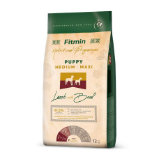Корм для цуценят Fitmin dog MEDIUM/MAXI PUPPY LAMB & BEEF 12кг