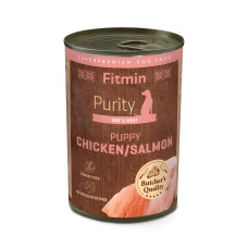 Fitmin Purity консерва для цуценят лосось з куркою 400г