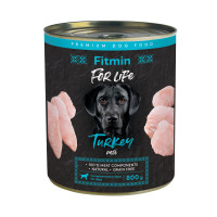Fitmin For Life консерва для собак з індичкою 800г